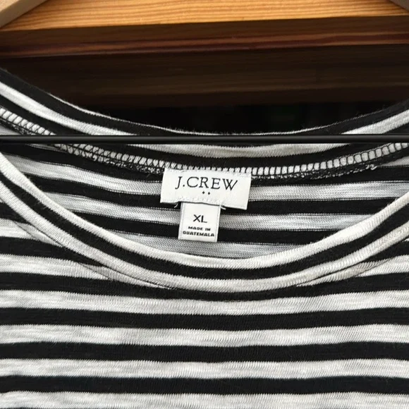 J. Crew Factory Striped Tie-Waist Mini Dress - Picture 2 of 6